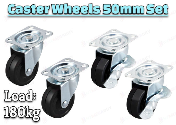 Caster Wheels Kit 50mm