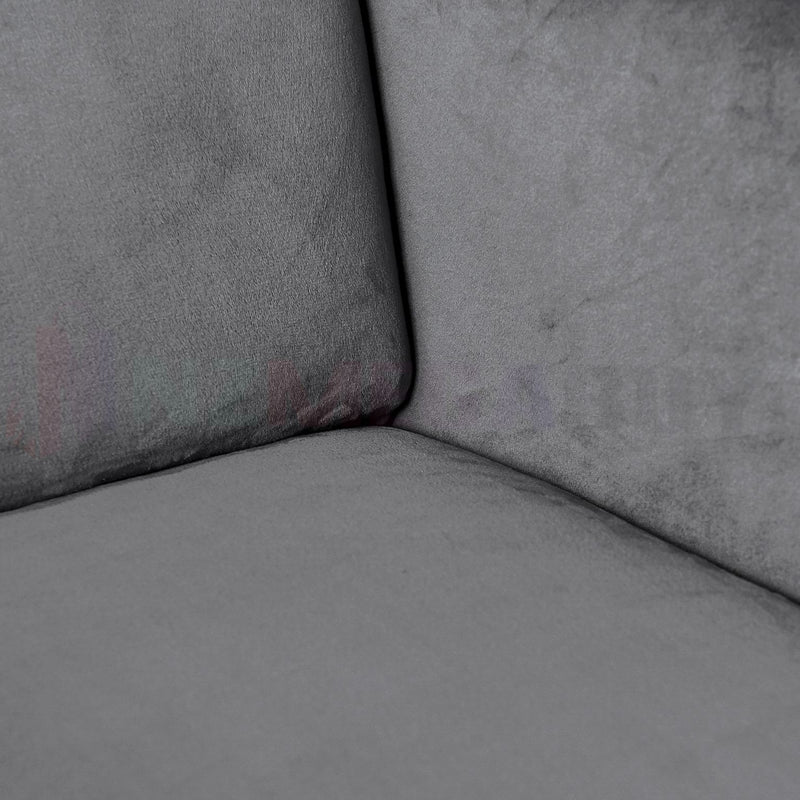 Wingback Sofa Covers Velvet * Dark Grey