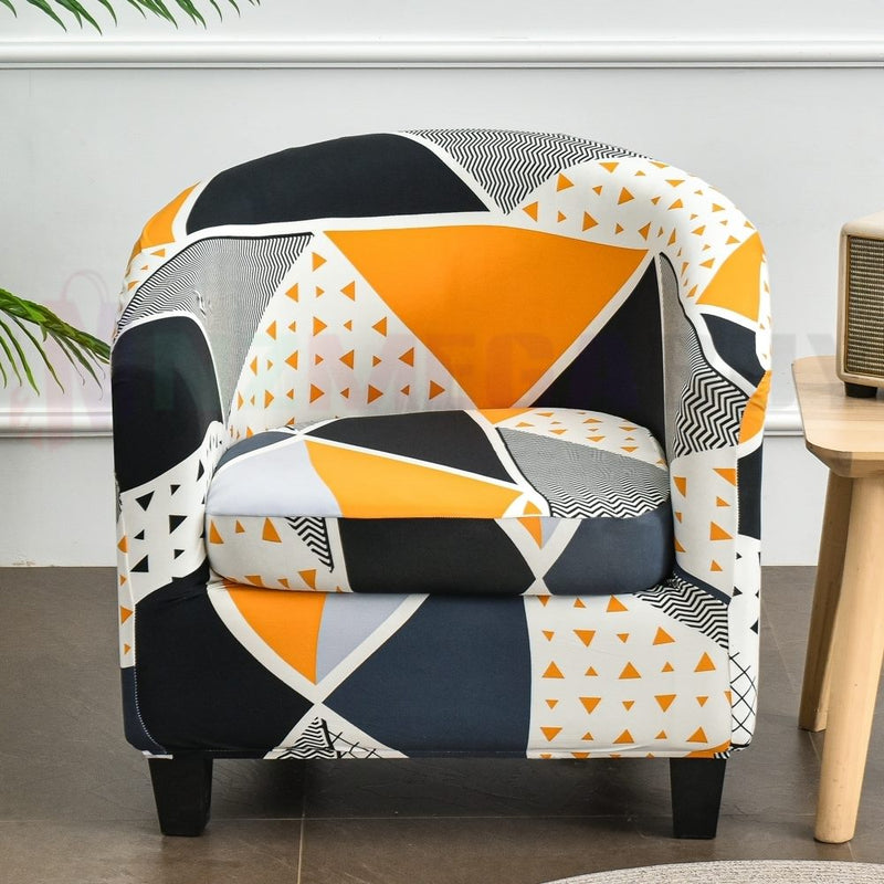 Tub Chair Cover + Cushion Cover *Fashion 1&2 Pieces