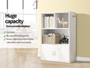 Bookcase Display Shelf Storage Cabinet Stand Home Office Bookshelf  * White