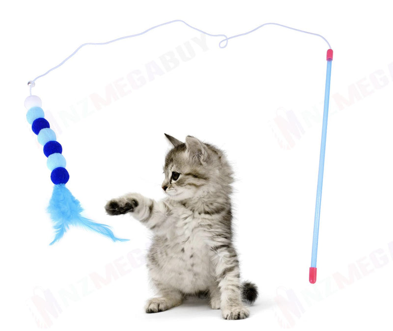 pet Toys 20pc Cat Toy Channel Tease Cat Stick Supplies Value Combination