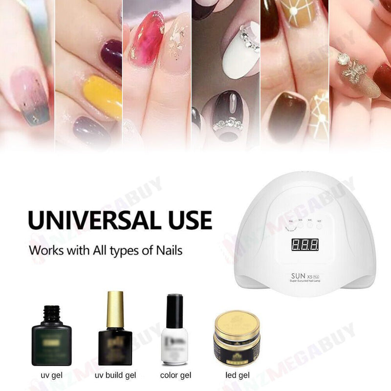 Nail Art 80W UV lamp UV Gel Acrylic Powder Glitter*E1 -- Nail Combo-- 308 +  80W UV“