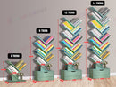 Display Shelf Bookshelf  14 -Shelf Tree Book Storage Rack Bookcase  * SEAFOAM