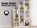 Bookcase Display Shelf Storage Cabinet Stand Home Office Bookshelf  * White