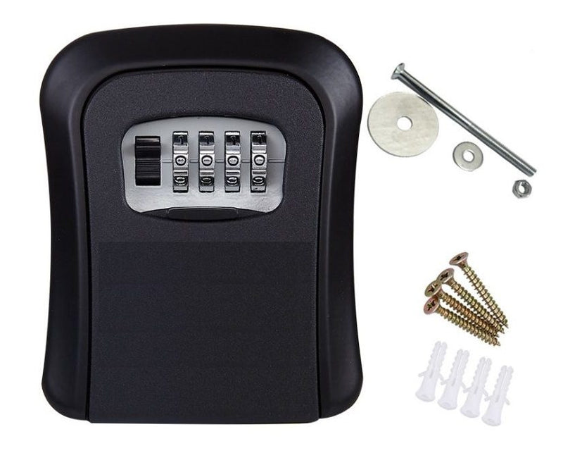 Weather Resistant 4 Digit Wall Mounted Key Safe Box Storage * 4 Colors