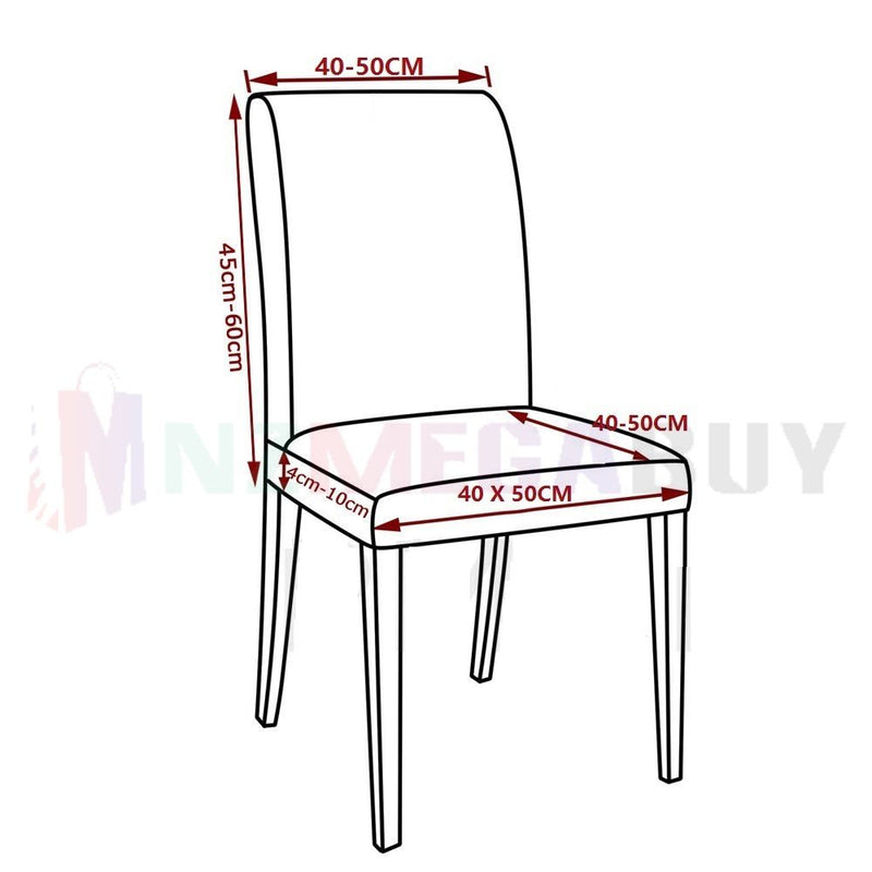 Chair Covers *Grey Art*Available In 2pcs and 4 Pcs
