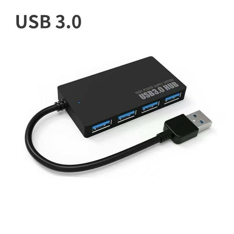 USB C HUB 3.0 4-Port Multi-Splitter OTG Adapter for Laptop Mac PC Android