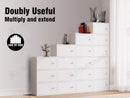 CREATIVA  Cabinet Storage Tall Slim Furniture Cupboard 102cm