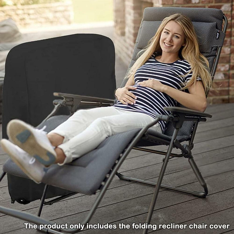 folding chair cover reclining cover oxford waterproof outdoor chair cover