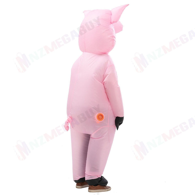 Inflatable Pig Costume Adult Blow Up Pig Halloween Costumes