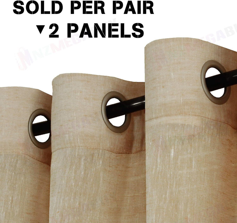 Brand New Sheer Curtain Eyelet *2panels Readymade"  Taffy 3 sizes