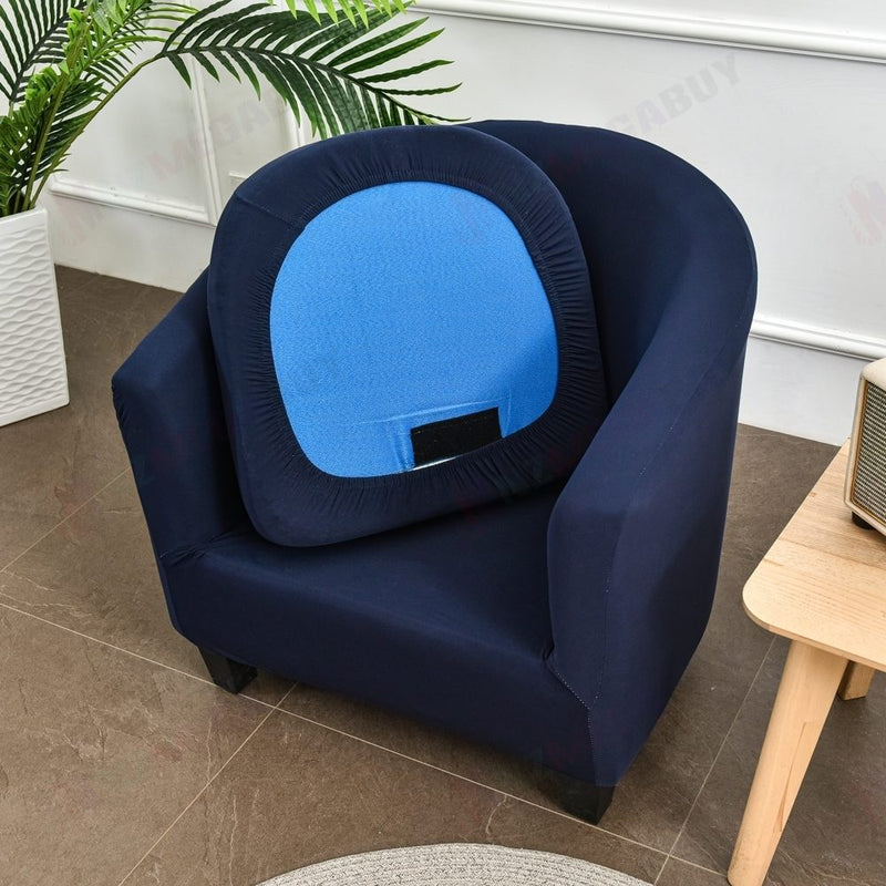 Tub Chair Cover + Cushion Cover * Navy Blue