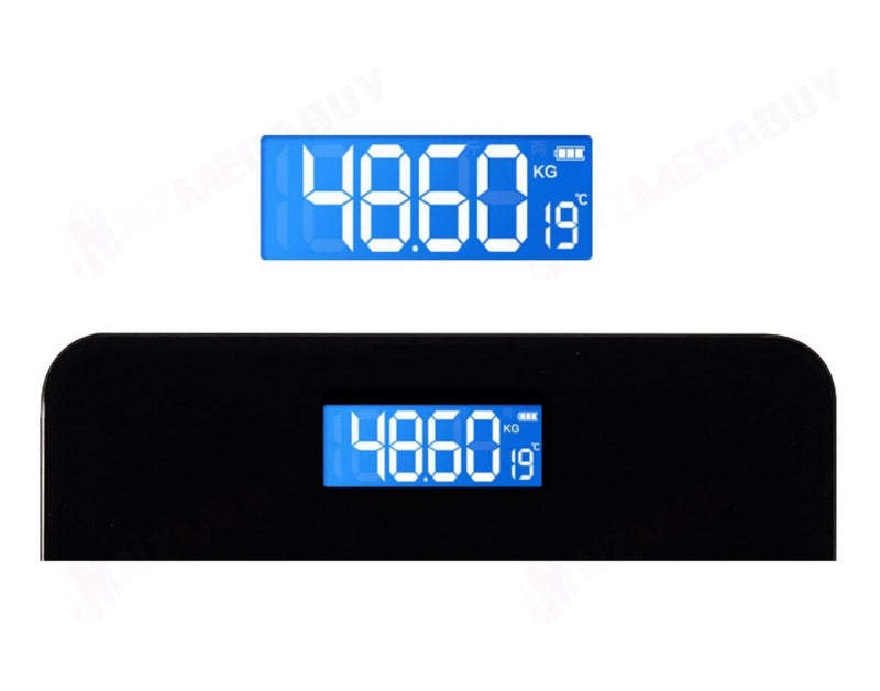 180kg Digital Fitness Weight Bathroom Gym Body Glass LCD Electronic Scale*White