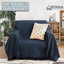 Sofa Blanket Sofa Cover, Navy * 4 Sizes