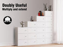 CREATIVA  Cabinet Storage Tall Slim Furniture Cupboard 152cm