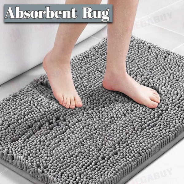 Bathroom rug water absorbent * Dark Grey
