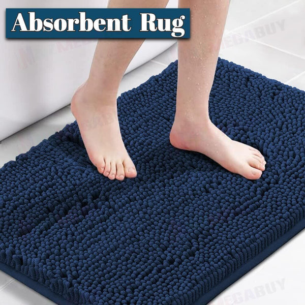 Bathroom rug water absorbent* Navy Blue
