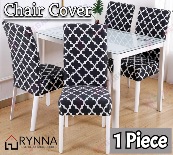 Chair Covers *Black/White *Available In 2pcs and 4 Pcs
