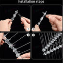 Anti BIRD SPIKES Pigeon Deterrent Pest Control 10pc 300 spikes
