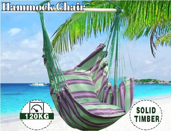 Hammock Chair Hanging Swing Pillow * Purple