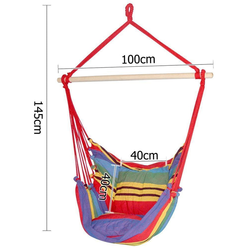 Hammock Chair Hanging Swing Pillow "Multi Colour