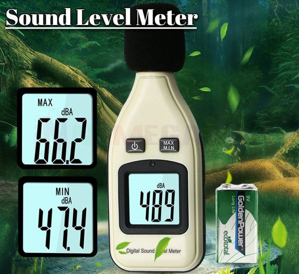 Digital Sound Level Meter 30-130dBA Noise Measuring
