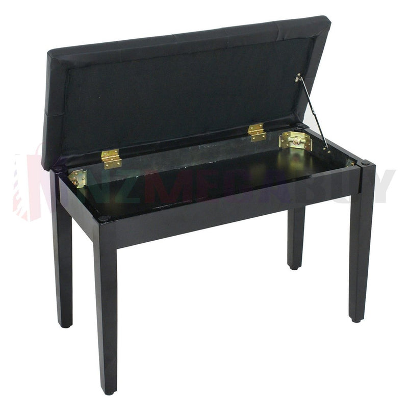 Piano Leather Stool - 75cm Long
