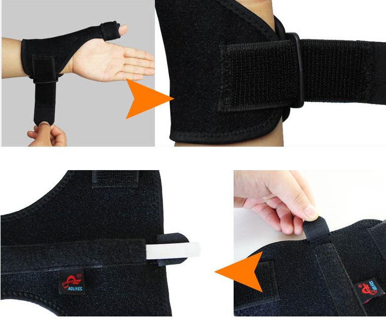 Sprained Thumb Spica Splint Brace Medical Thumb Support *Left/Right