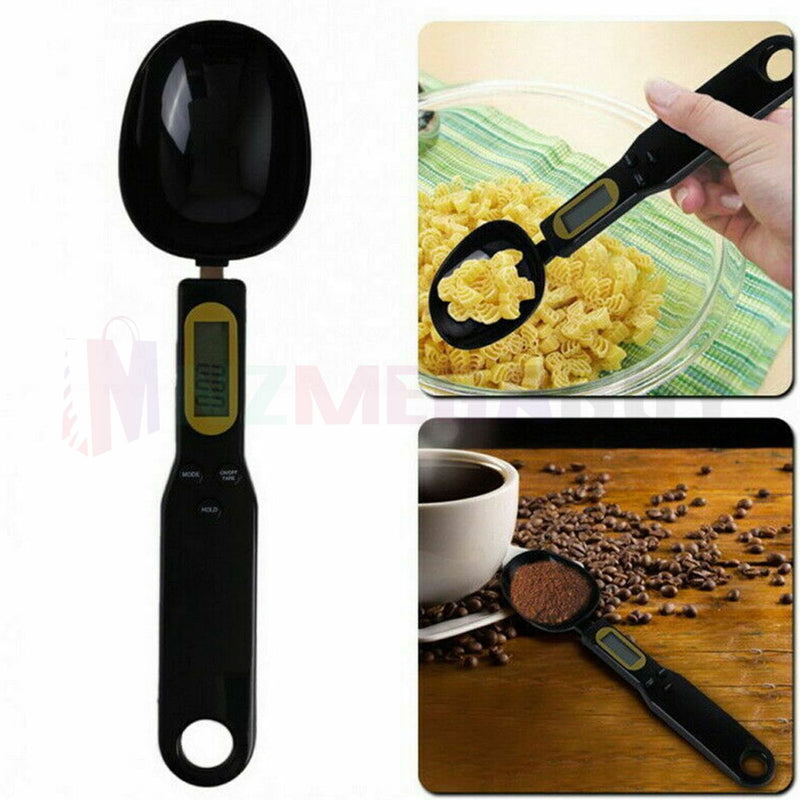 LCD Digital Kitchen Scale Measuring Spoon * Black