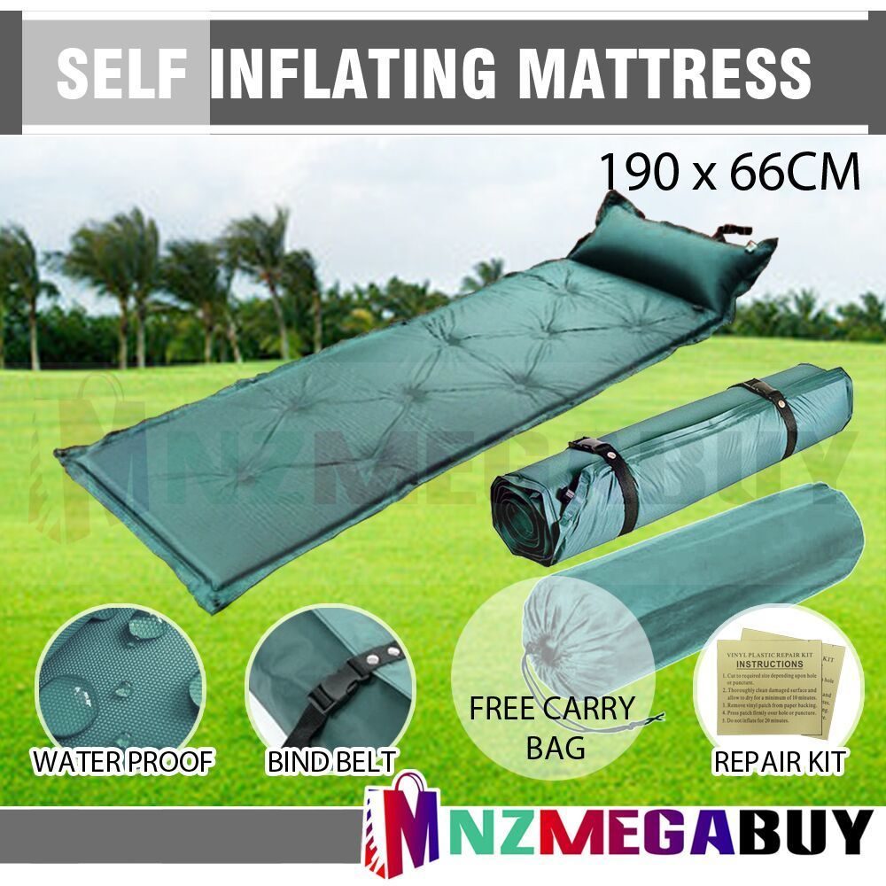 Self inflating outlet camping