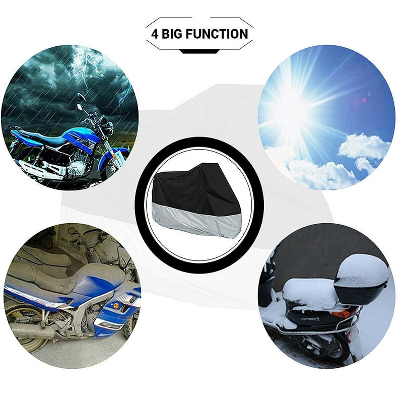 Waterproof UV Protector Motorbike Cover Rain Dust *3 Colours