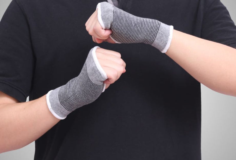 Weight Lifting Gym Cycling Gloves Grey
