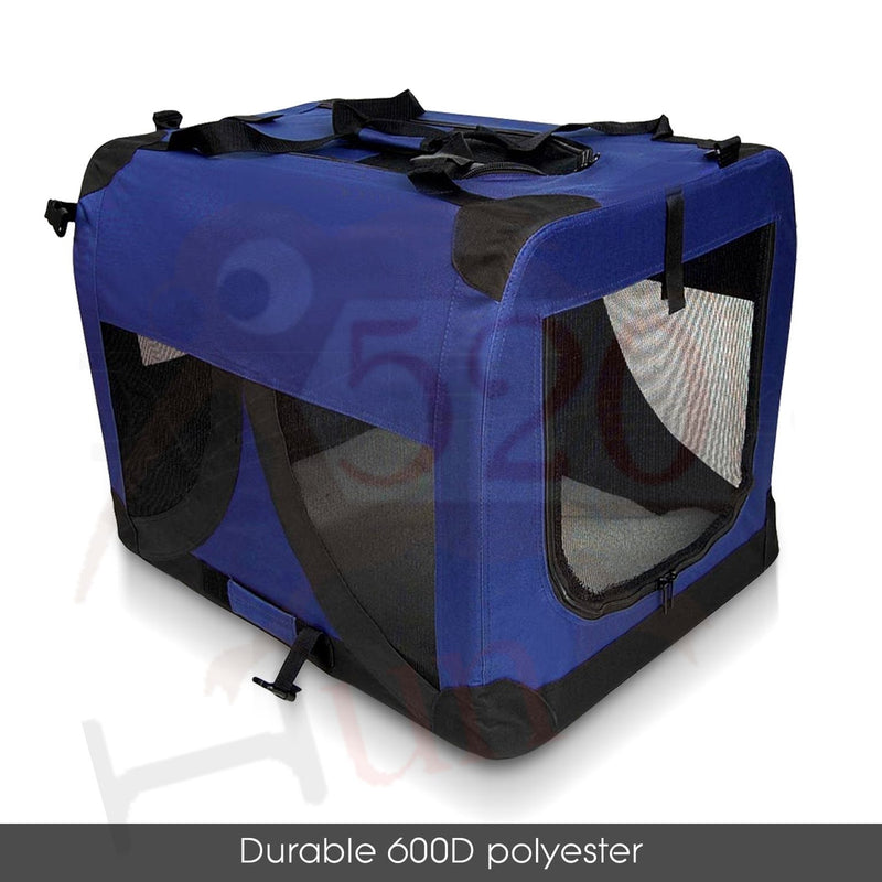 LOVEPET® Dog Travel Soft Cage Collapsible *Blue *6 Sizes