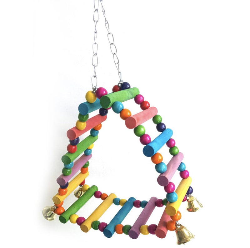 Bird Chewing Toy * Parrot Swing Toys Chewing Hanging Bell Cockatiel Cage Toy