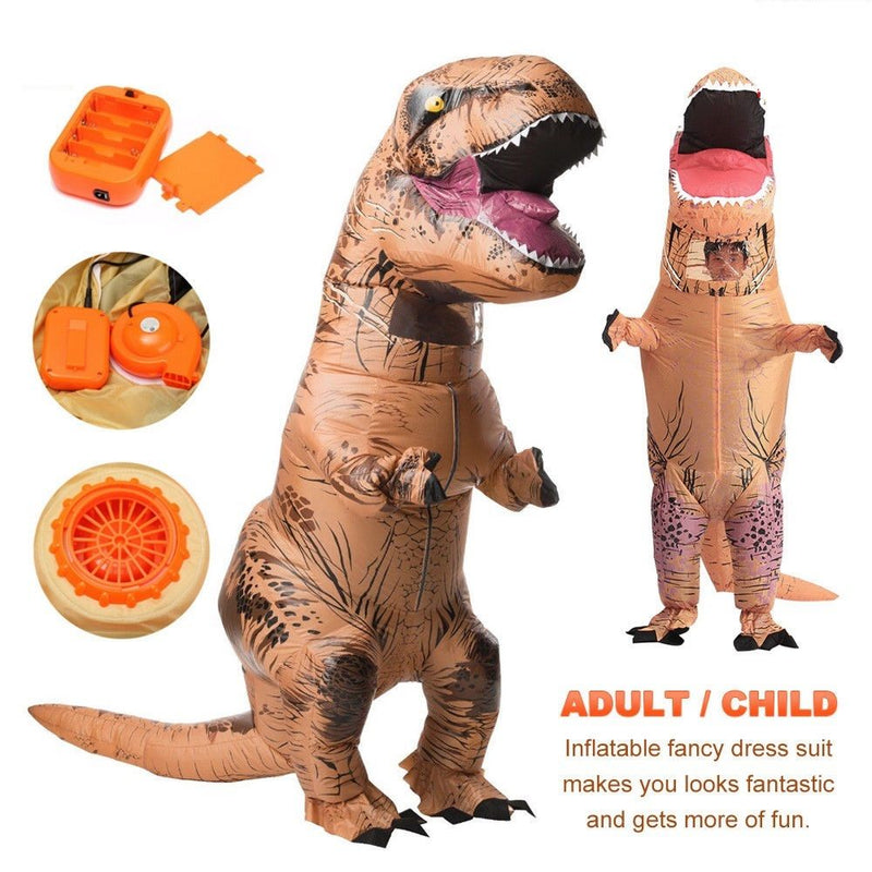 Inflatable Fancy Dress Dinosaur T-Rex
