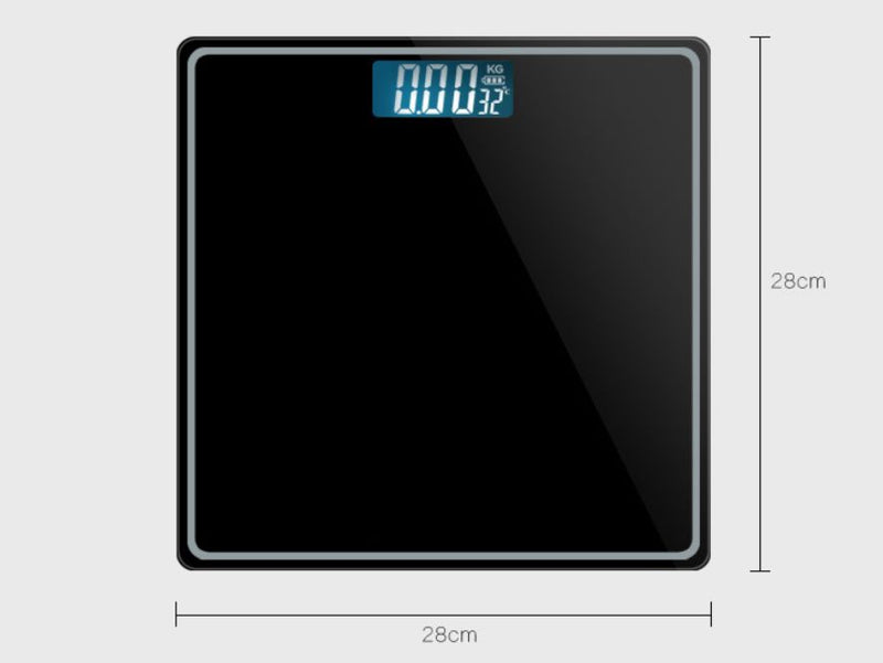 180kg Digital Fitness Weight Bathroom  Scale *Black