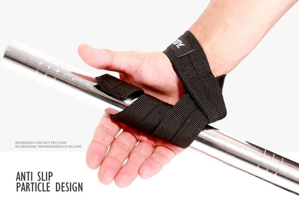 1 pair Weightlifting Hand Belt Anti-Slip Grip Belts