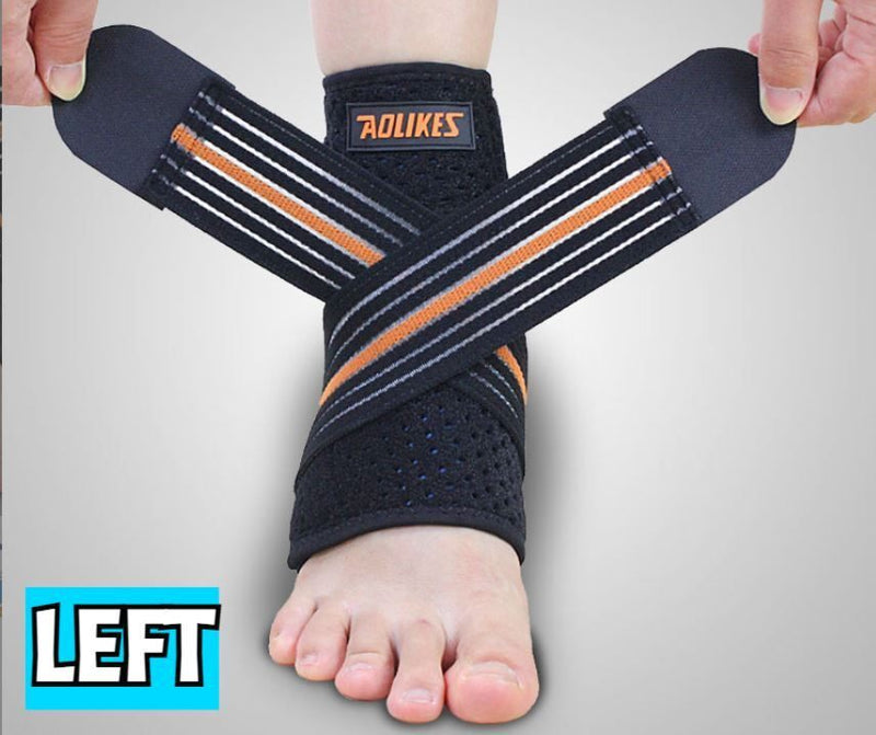 Ankle Brace Support Elastic Foot Wrap Protector Right or Left