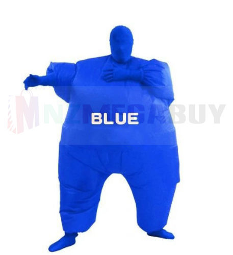 Inflatable Fancy Chub Fat Masked Suit Costume Blow Up Dress *7 Colors