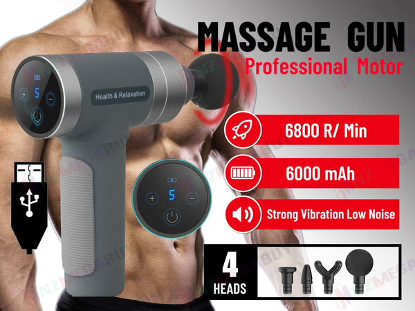 Massage Gun 6800 R/min "Grey"