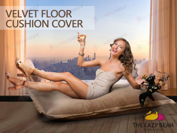 LAZY BEAN®  Velvet Floor Cushion cover * 135 x 105CM