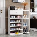 9 Tiers Wooden Shoe Rack Cabinet "White"