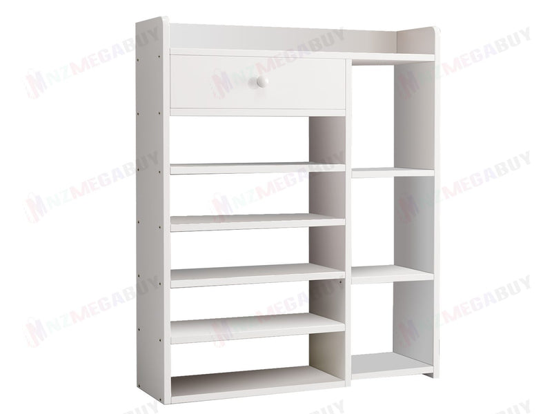 9 Tiers Wooden Shoe Rack Cabinet "White"
