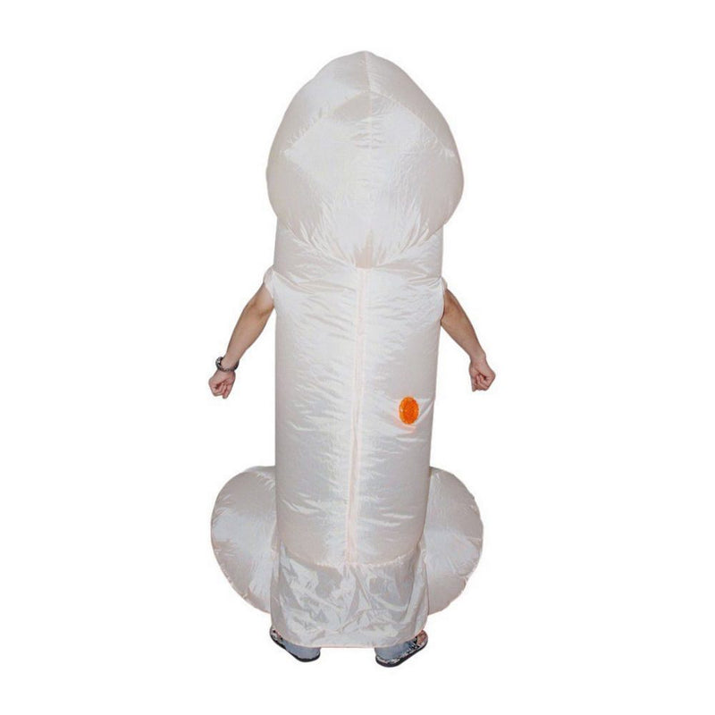 Inflatable Fancy Dress costume Penis Brown