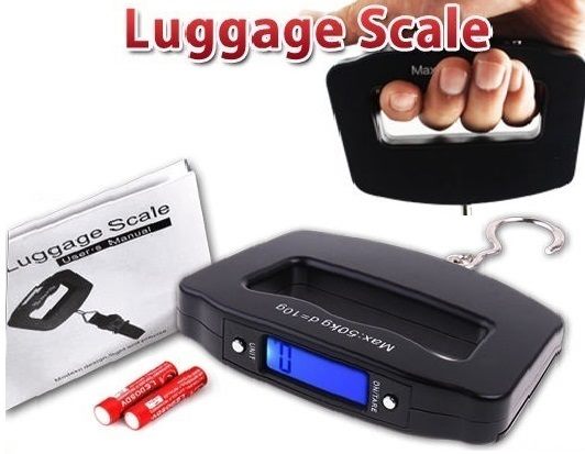 Digital Travel Suitcase Luggage Scales 50kg