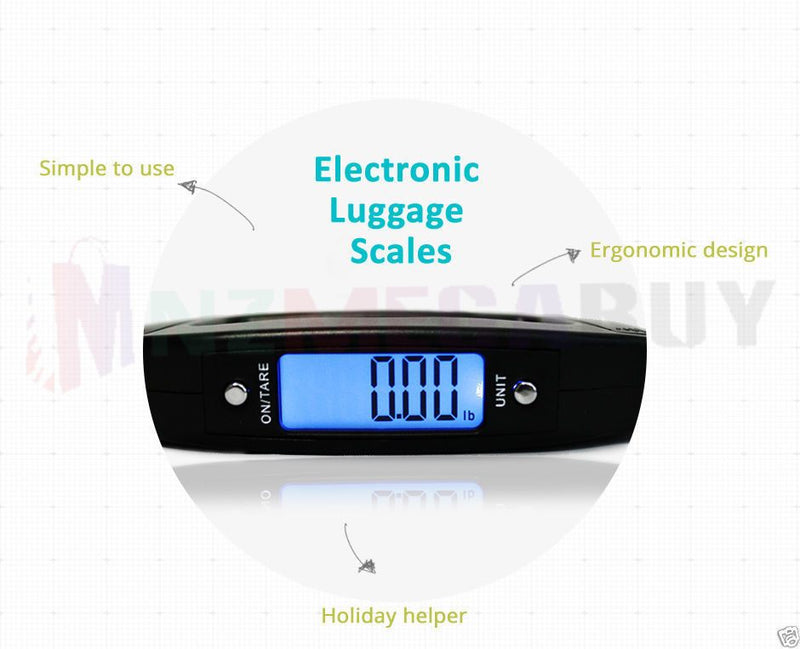 Digital Travel Suitcase Luggage Scales 50kg