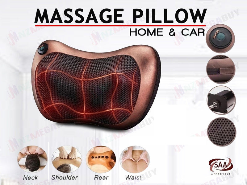 Massage pillow cushion Shiatsu * Black