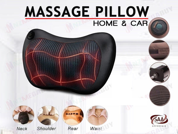 Massage pillow cushion Shiatsu * Black