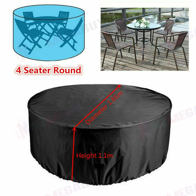 Furniture cover * Round 1.85m Cover Waterproof Garden Table Shelter