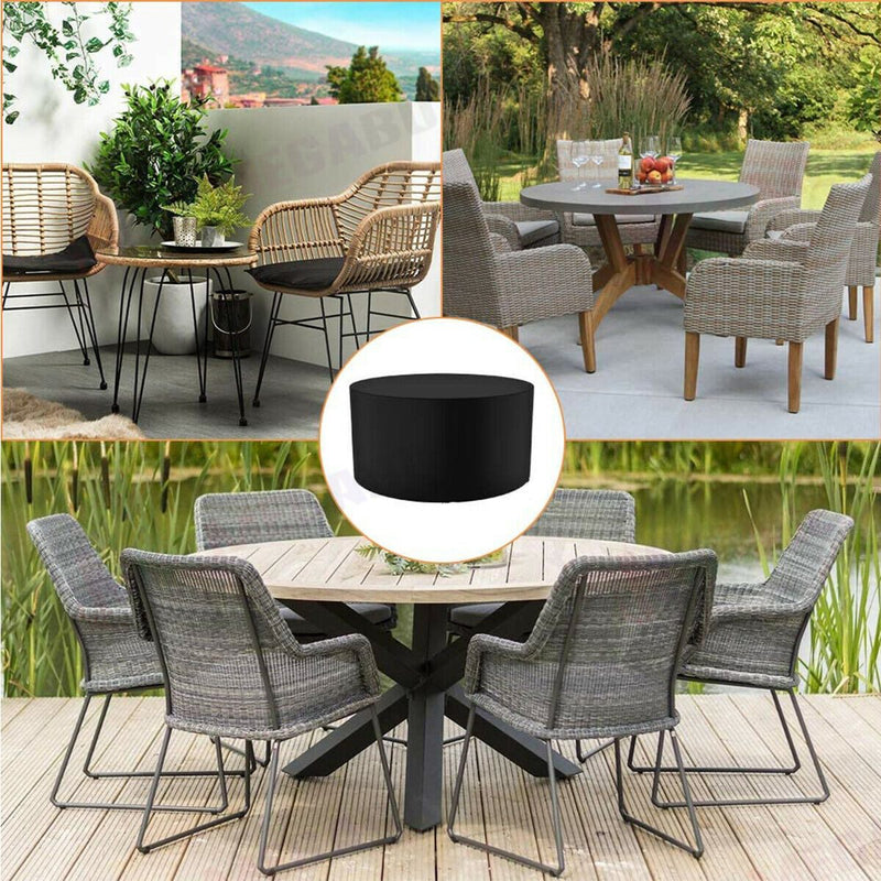 Furniture cover * Round 1.85m Cover Waterproof Garden Table Shelter